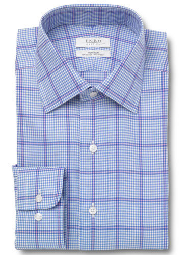 enro ultra poplin dress shirt Enro Ultra Poplin Mens Short Sleeve Button Up Shirt Pink 17.5 Tall
