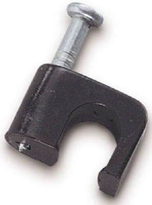 ECM, 100 Pack, Black Single Nail Masonry Mount Staple