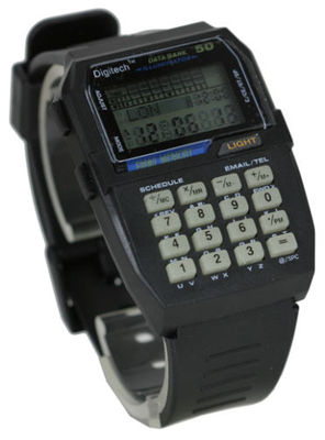 Data Bank Calculator 50 Memory Smart Watch