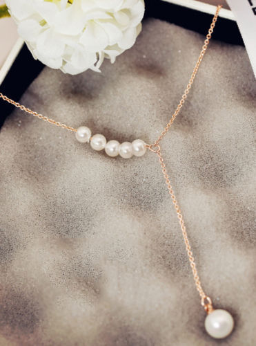 Collares y colgantes De Moda Dije Perla