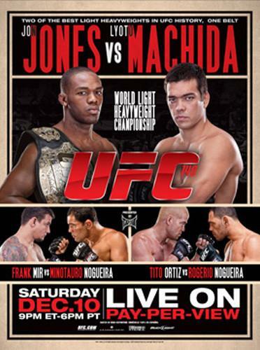 UFC 140 JON JONES v MACHIDA Toronto 12/10/2011 Original Full-Sized 27x39  POSTER