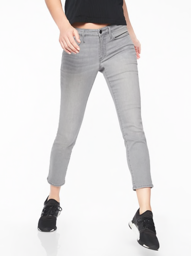 

Женские укороченные джинсы скинни Athleta Kenai Wash Sculptek, размер, Серый