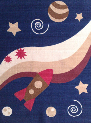 Rocket Ships & Space Rugs & Carpets for Children