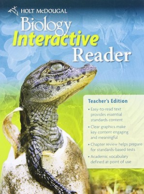 BIOLOGY INTERACTIVE READER: TEACHER'S EDITION (MCDOUGAL By Mcdougal Littel Mint