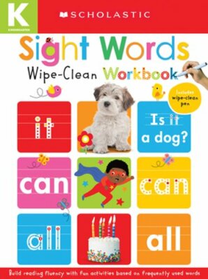 Sight Words: Scholastic Early Learners (Wipe-Clean Workbook) by Scholastic: New