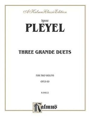 Three Grande Duets, Op. 69 by Ignaz Pleyel: Used