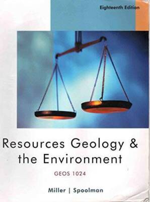 Resources Geology & the Environment - GEOS 1024 - Paperback - GOOD