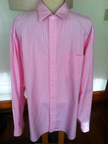 Classic Fit Striped Dress Shirts for Men