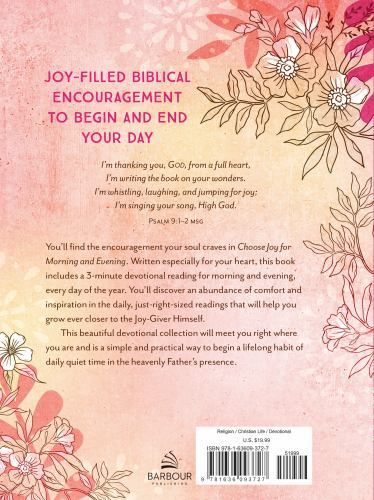Choose Joy for Morning and Evening : 3-Minute Devotions for Women by ...