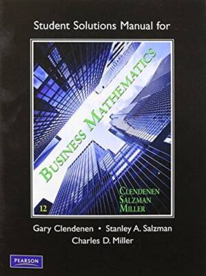 Students Solutions Manual for Business Mathematics - Paperback - GOOD