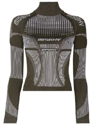 Misbhv スポーツ ロングスリーブ クロップド ジャージー トップ Misbhv - スポーツ ロングスリーブ クロップド ジャージー