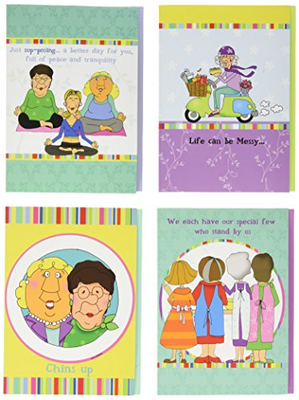 Gracefully Yours Church Kitchen Ladies Encouragement Greeting Cards, 12, 4 Each