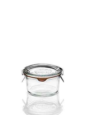 Bokocook Glass lid Mini Jar, 5.5oz H:1.96in D:3.14in, Transparent