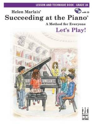 Succeeding at the Piano Lesson and Technique Book (With CD) Level 2A - GOOD