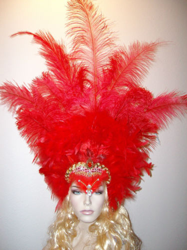 Disfraces para mujer de plumas de 1920 y 1930