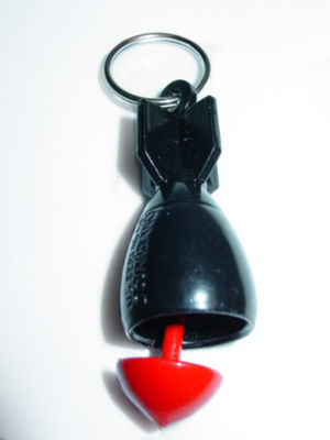 Da Bomb Design Black Guardian Bell Motorcycle Ride Protection Bell or Key Ring