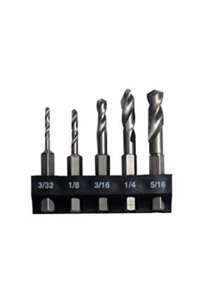 5pc. Metal Stubby Bit Set, Silver, 1. 9 to 2. 32-Inch bits allow access to tight