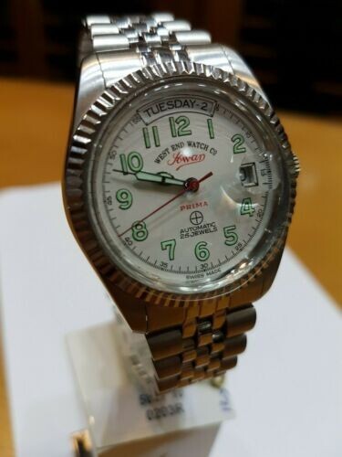 Pre-owned West End Watch Co. 5027.10.0203r White Dial Automatic 37 Mm Unisex