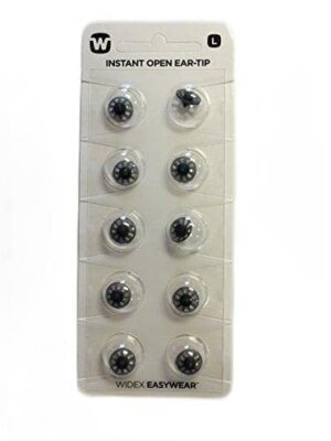Widex EASYWEAR Instant Open Ear Tip, Size LARGE 1 Count (Pack of 1) 