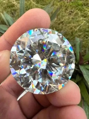 1.00 Carat Round Lab Grown Certified Diamond D Color VVS1 Clarity AA1