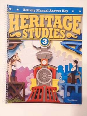 Heritage Studies 3 Activity Manual Answer Key - Spiral-bound - GOOD