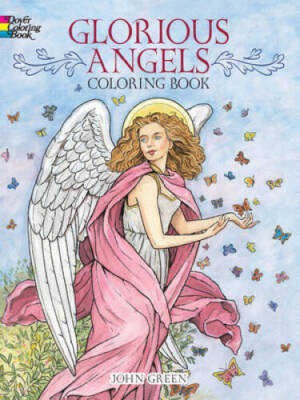 Glorious Angels Coloring Book (Dover Coloring Books) - Paperback - GOOD