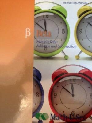 Math U See Beta Instruction Manual - Hardcover By Steven P. Demme - GOOD