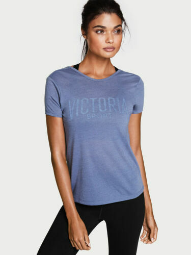 T-Shirt Top Manica Corta Victoria's Secret Con Logo - Nuova Con Etichette, Spedizione Gratuita - Foto 5