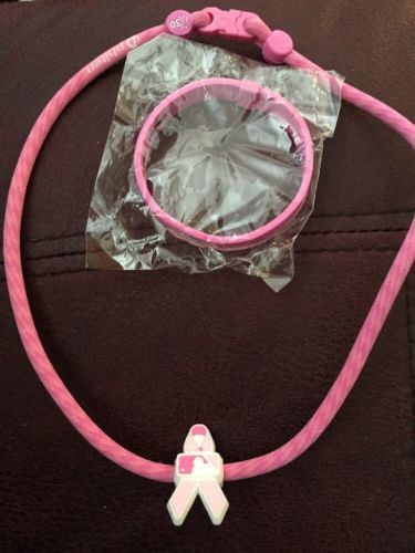 Phiten necklace RAKUWA neck wire Air white / pink 40 cm | eBay