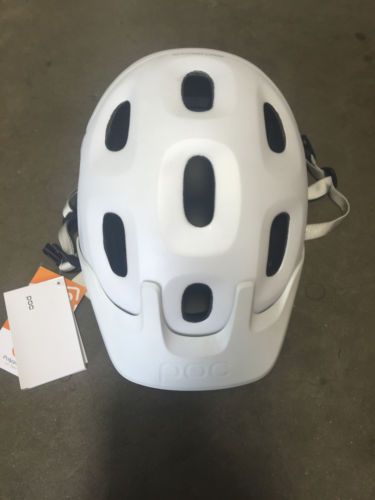 POC White Cycling Helmets