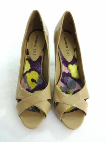 Zapatos de tacón de mujer beige Madden Girl
