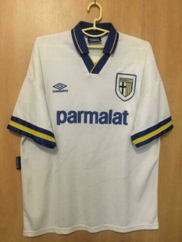 Parma Away Football Shirt 1999/00 Adults Medium Champion B316