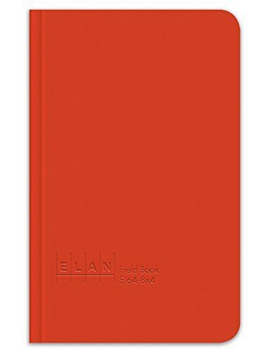 Elan Publishing Company E64-8x4 Field Surveying Book 4 ? x 7 Â¼ Bright Orange C