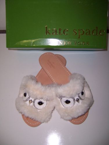 kate spade ny soft NIGHT OWL earmuffs NWT ear muffs IN FINE  display picture 3