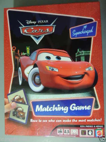 Mattel Disney Pixar Cars Contemporary Manufacture Board & Traditional Games