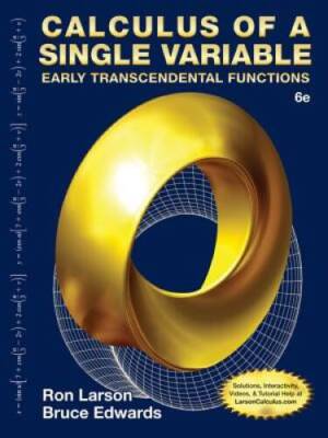 Student Solutions Manual for LarsonEdwards Calculus of a Single V - ACCEPTABLE