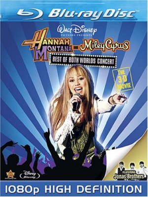 Hannah Montana & Miley Cyrus: Best of Both Worlds Concert (Blu-ray, 2008) *NEW*