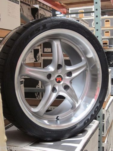Enkei 3798806535SP RPF1 18x8 +35 5x114.3 Silver Wheel | eBay