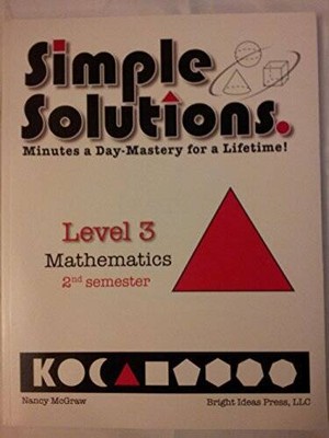 Simple Solutions, Level 3, Mathematics, 2nd Semester - Paperback - GOOD