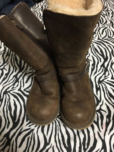 Girls' Leather Boots