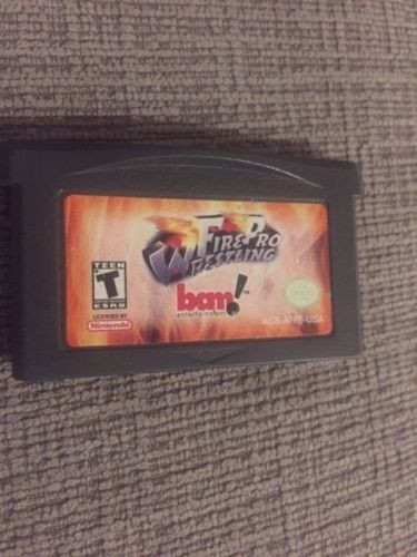Game Boy Advance clear green with backlit screen mod with 2 games