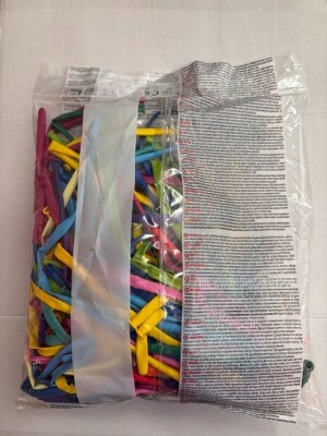 palloncini modellabili 1000 multicolore 10 buste gonfia fino a 1,35 metri