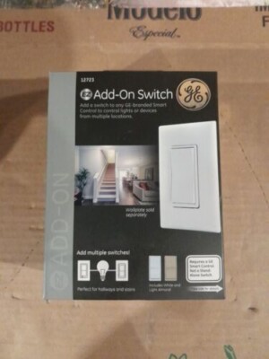 GE EZ ADD-ON Switch ZW2004 GE Smart Control Sealed New Paddle Switch