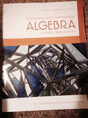 ELEMENTARY AND INTERMEDIATE ALGEBRA CONCEPTS & By Marvin L. Bittinger & David J.