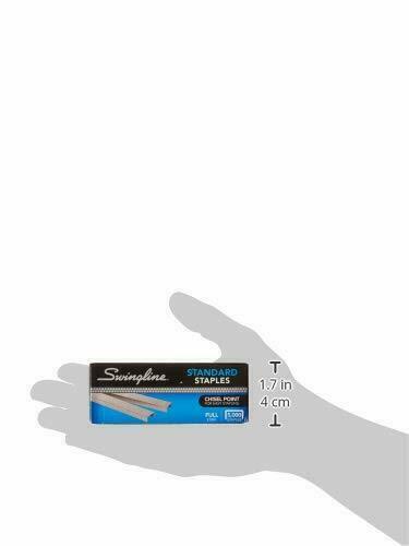 Swingline Staples Standard 1/4 inches Length 210/Strip 5000/Box 5 Pack 35101