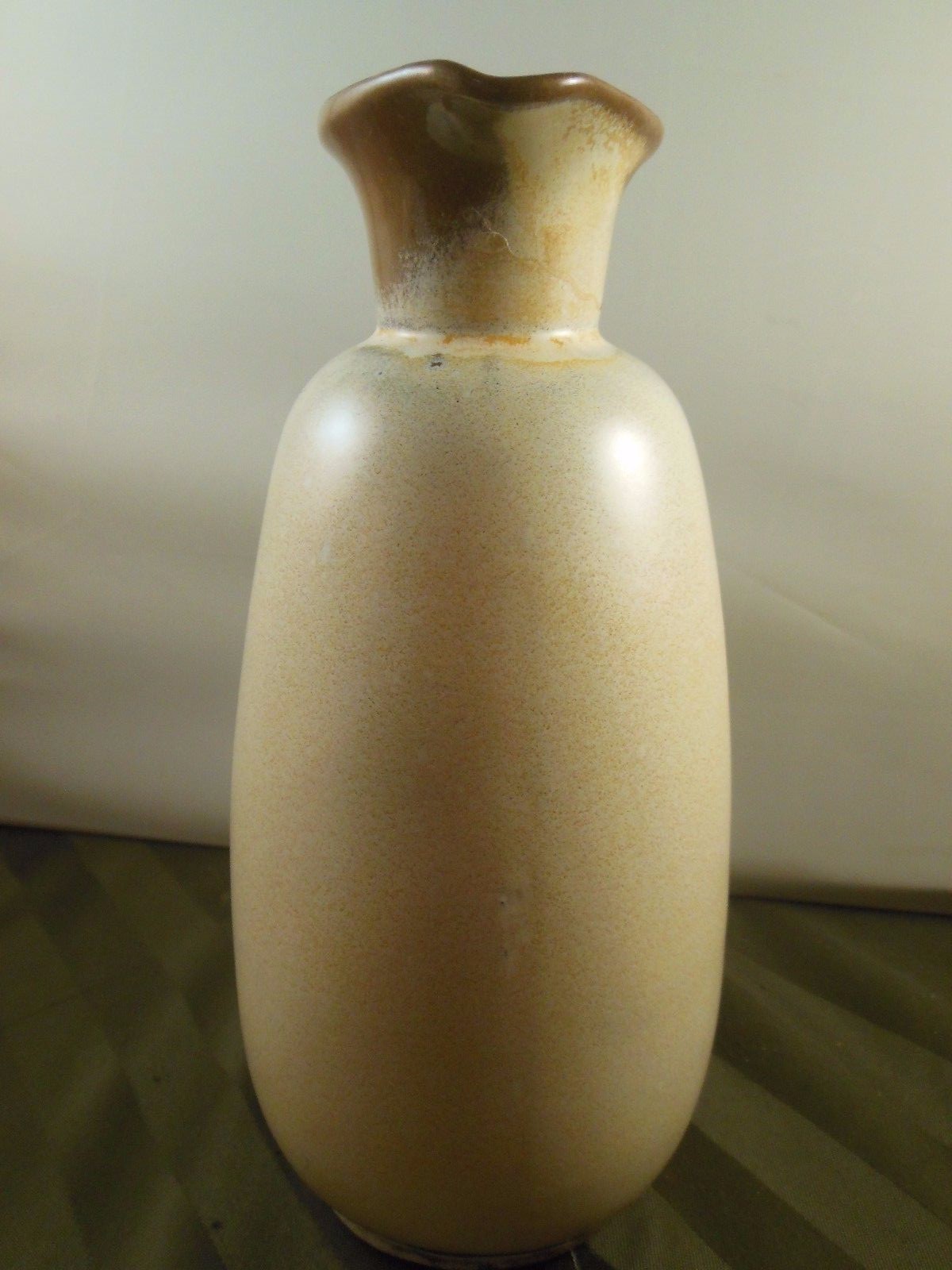 VINTAGE FRANKOMA POTTERY PITCHER JUG PRAIRIE Brown #835 8