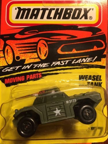Matchbox Diecast Tanks and Military Vehicles
