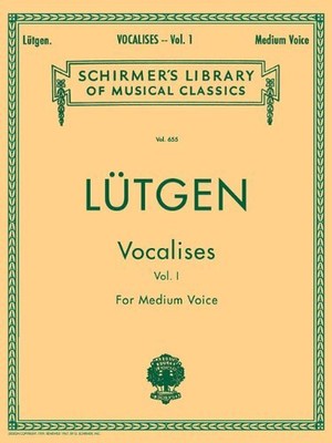 VOCALISES (20 DAILY EXERCISES) - BOOK I: MEDIUM VOICE By Max Spicker & B Lutgen