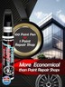 Gloss Black Wheel Repair Kit | Touch Up Paint Pen for Rim Scratches and Curb Rash | Quick-Dry, 2X Adhesion on Alloy/Chrome Wheels