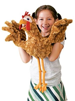 Folkmanis Chicken Two-Handed Puppet